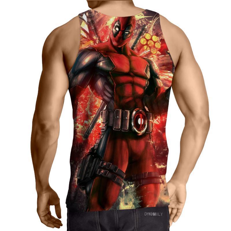 Deadpool Cool & Stylish 3D Printed Tank Top