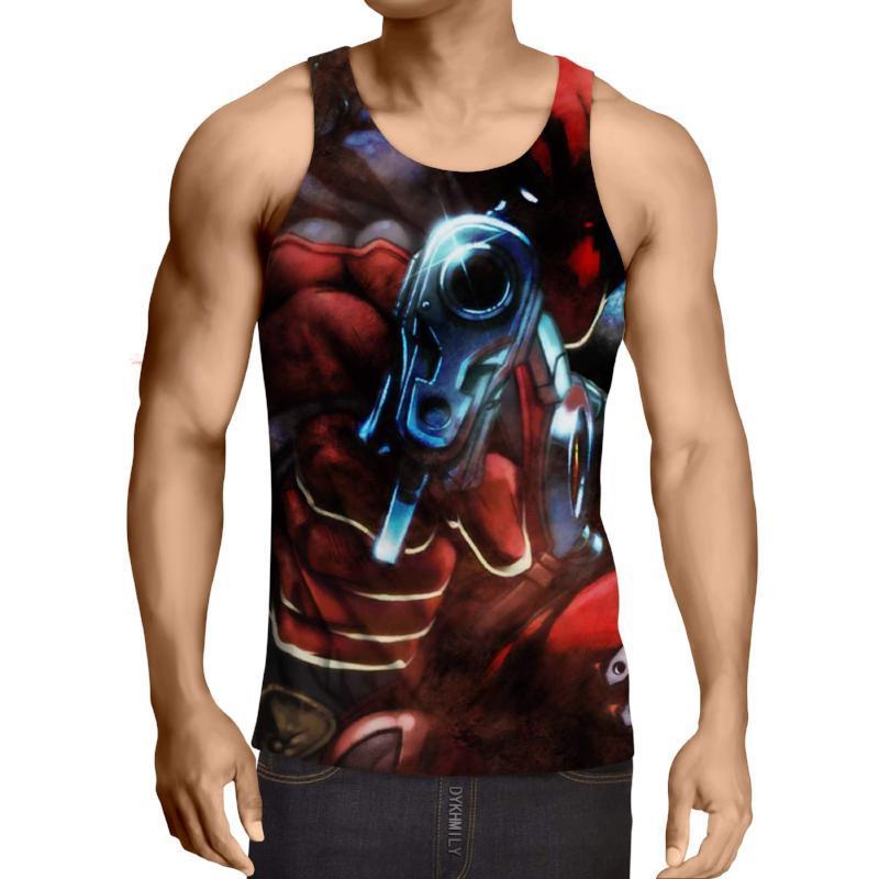 Gunpoint 3D Printed Deadpool Tank Top