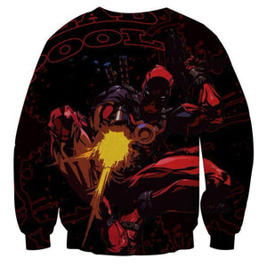 Deadpool Guns 3D Printed Sweatshirt