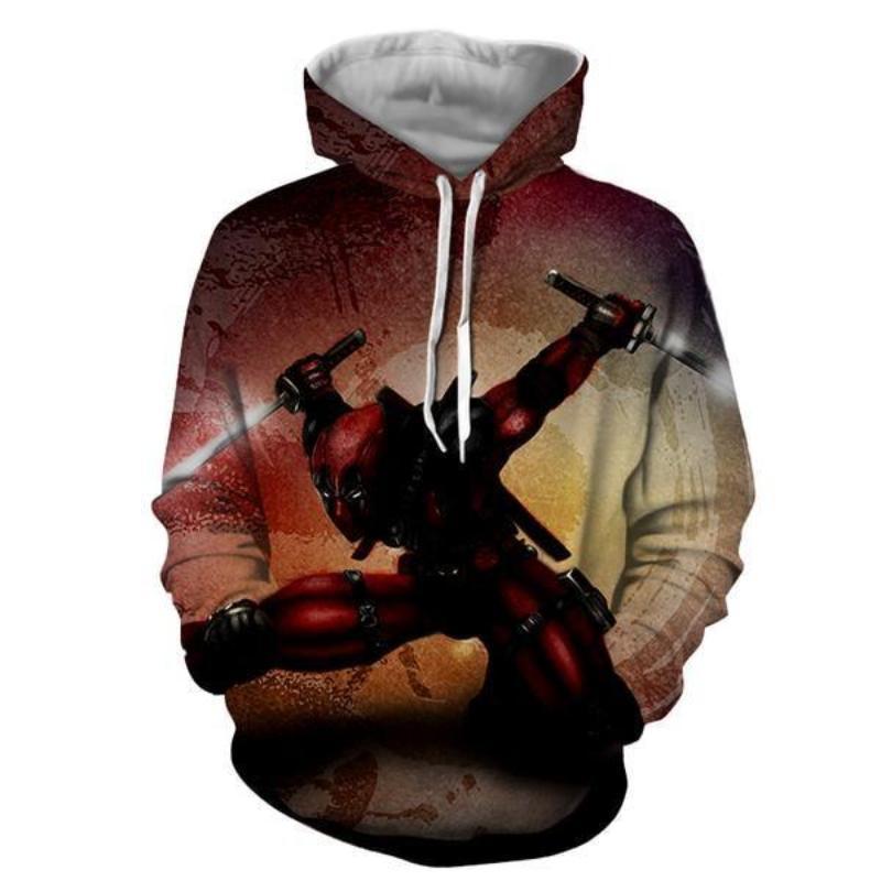 Swords Deadpool Hoodie