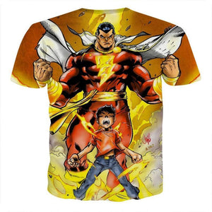 Dominant Shazam 3D Printed T Shirt