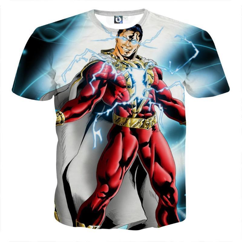 Electrifying 3D Printed Shazam T Shirt
