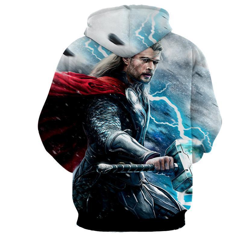 Electrifying Thor 3D Printed Thor Hoodie