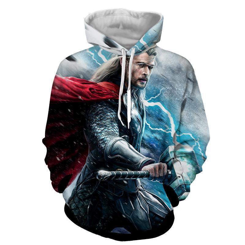 Electrifying Thor 3D Printed Thor Hoodie