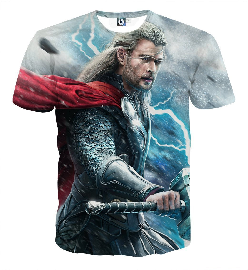 Electrifying Thor 3D Printed Thor T-shirt