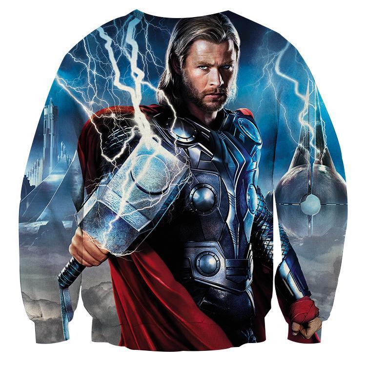 Elite Thor Crewneck 3D Printed Thor Sweatshirts