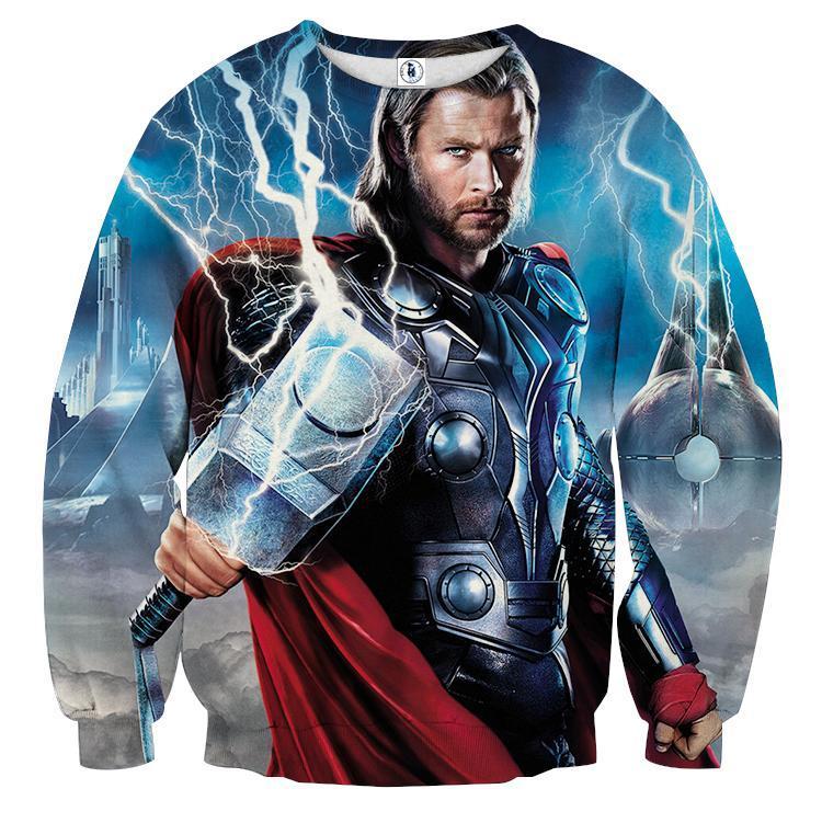 Elite Thor Crewneck 3D Printed Thor Sweatshirts