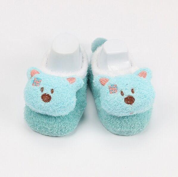 Coral Fleece Cute Cartoon Baby Socks