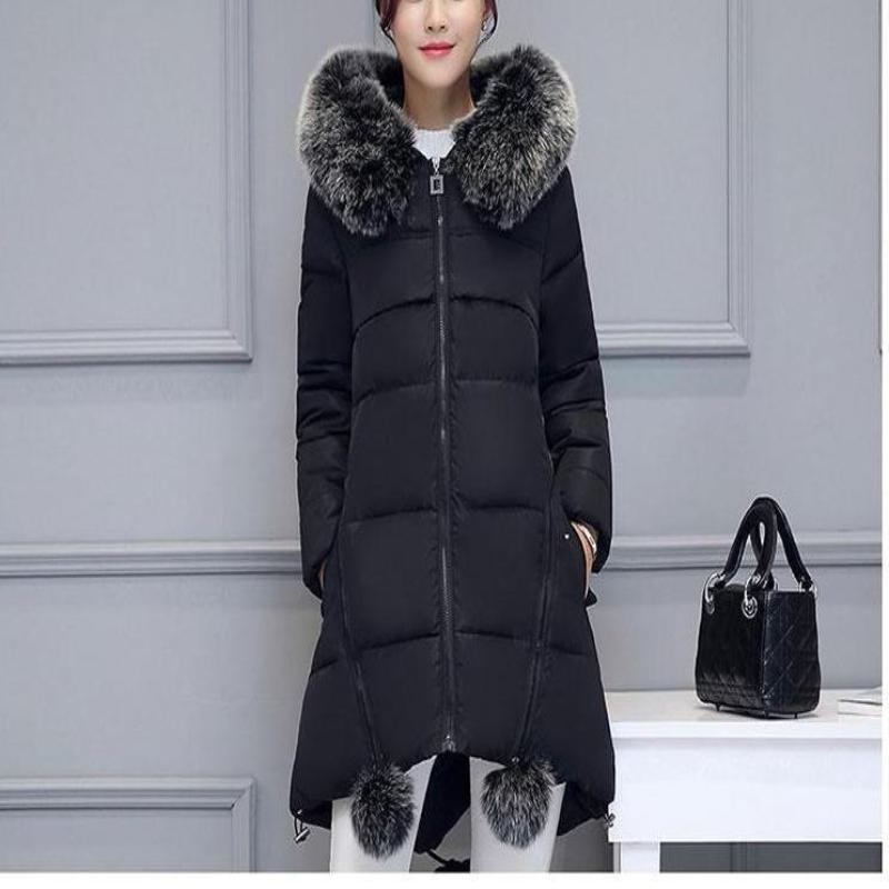 Fauz Fur Maternity Parka Coat