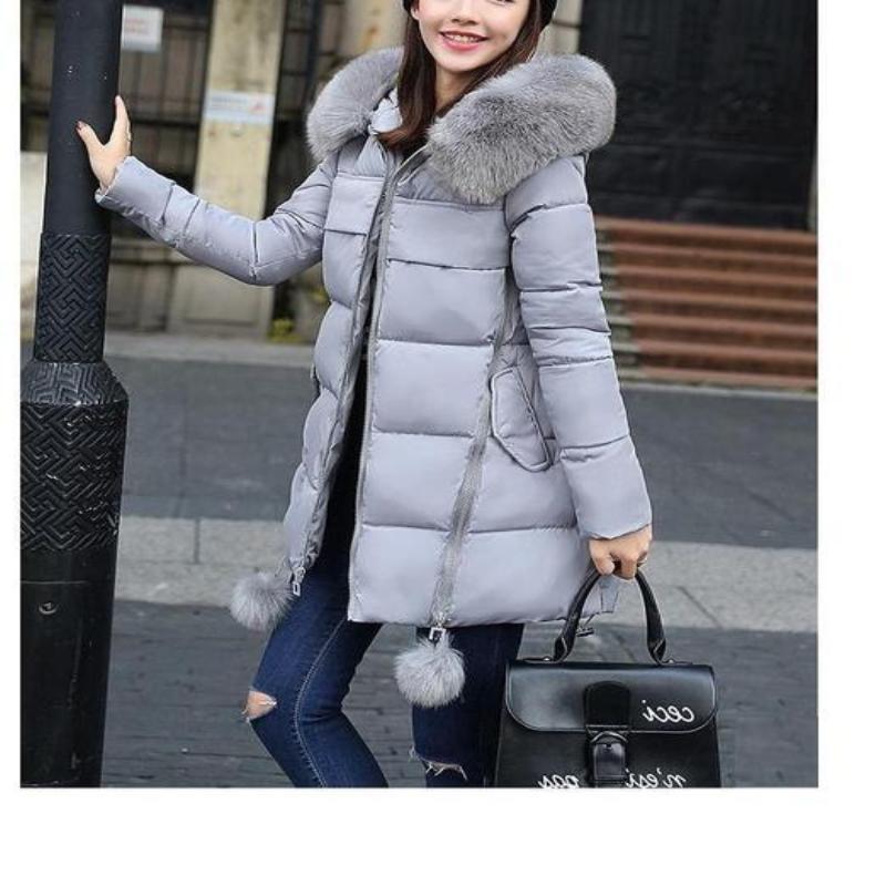 Fauz Fur Maternity Parka Coat