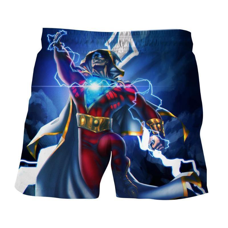 Flying Blue Shazam 3D Printed Shazam Shorts