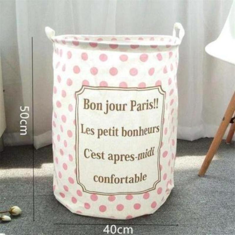 French Analogy Nursery Storage Laundry Basket