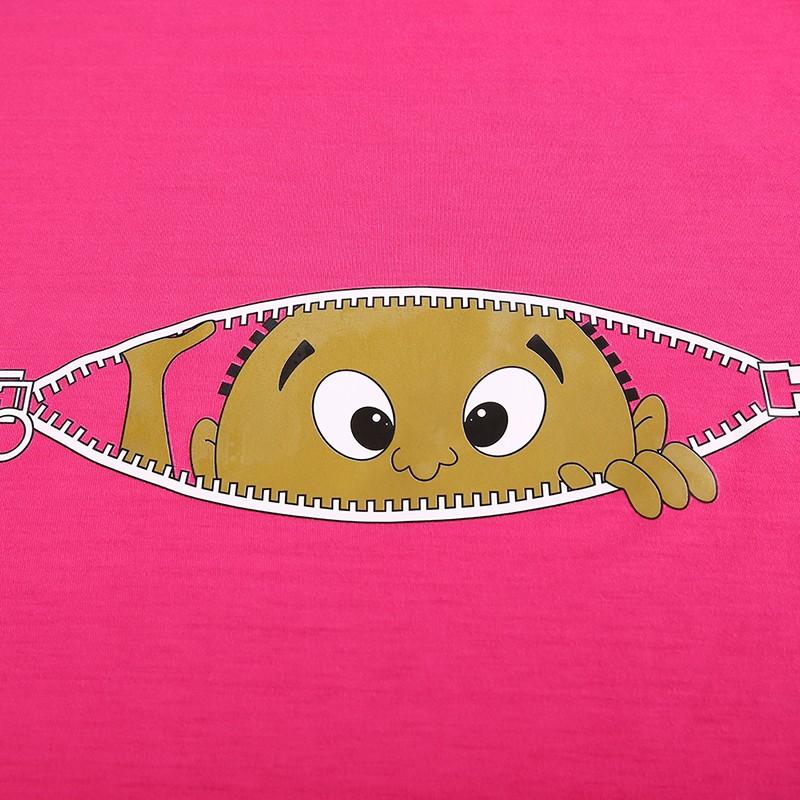 Funny Baby Print Maternity Short Sleeve T Shirt