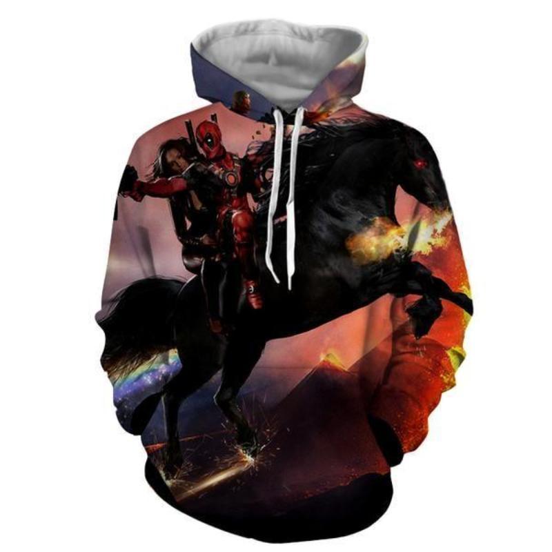 Funny Unicorn Deadpool Hoodie