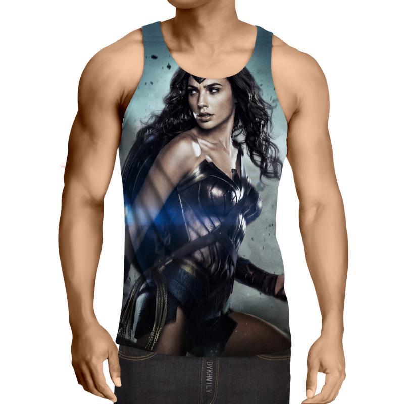 Grody Wonder Woman Grody 3D Printed Wonder Woman Tank Top