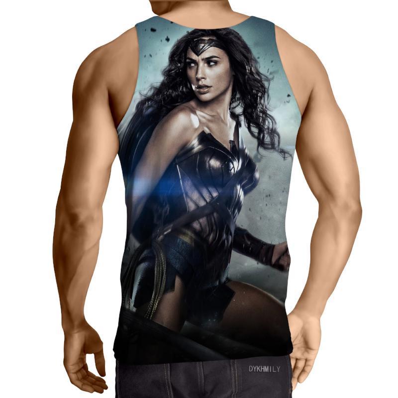 Grody Wonder Woman Grody 3D Printed Wonder Woman Tank Top