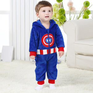 Captain America Baby Romper