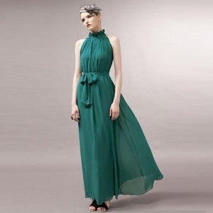 Chiffon Maxi Maternity Dress