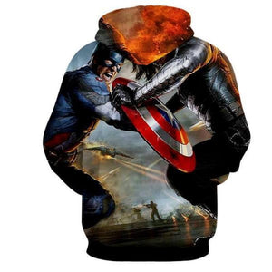 Captain America Intrinsic 3D Printed Captain America Hoodie