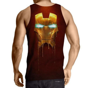 Iron Man 3D Printed Bleed Goodness Iron Man Tank Top