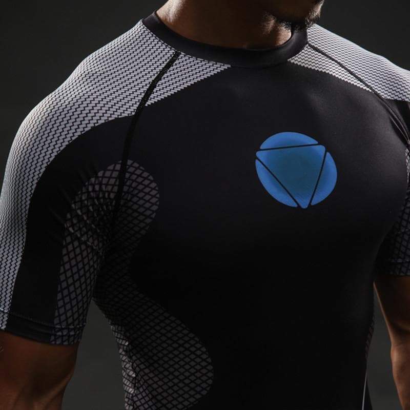 Iron Man Arc Reactor 3D Printed Iron Man T Shirt