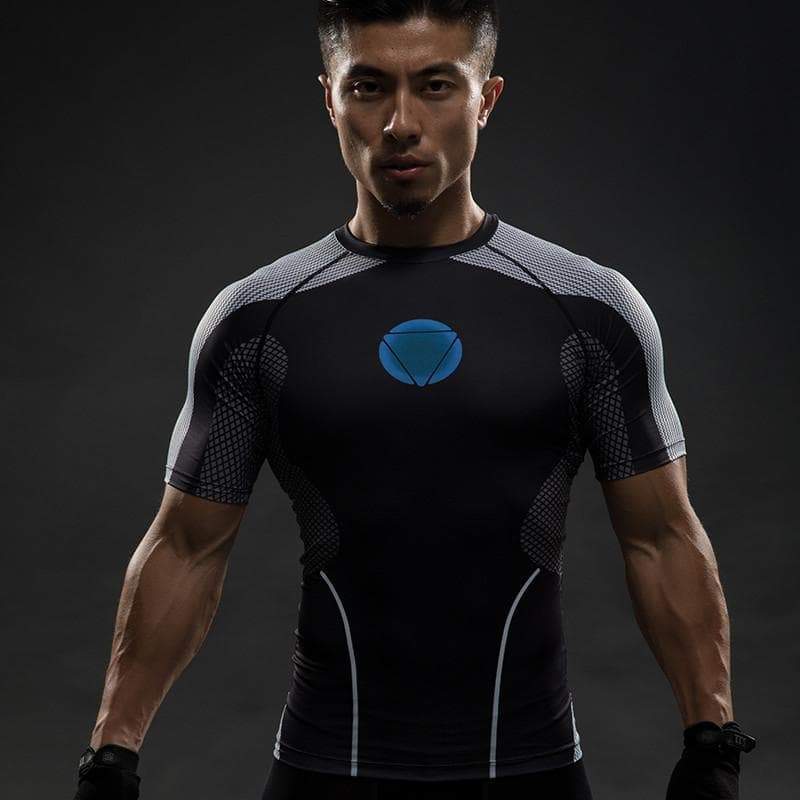 Iron Man Arc Reactor 3D Printed Iron Man T Shirt