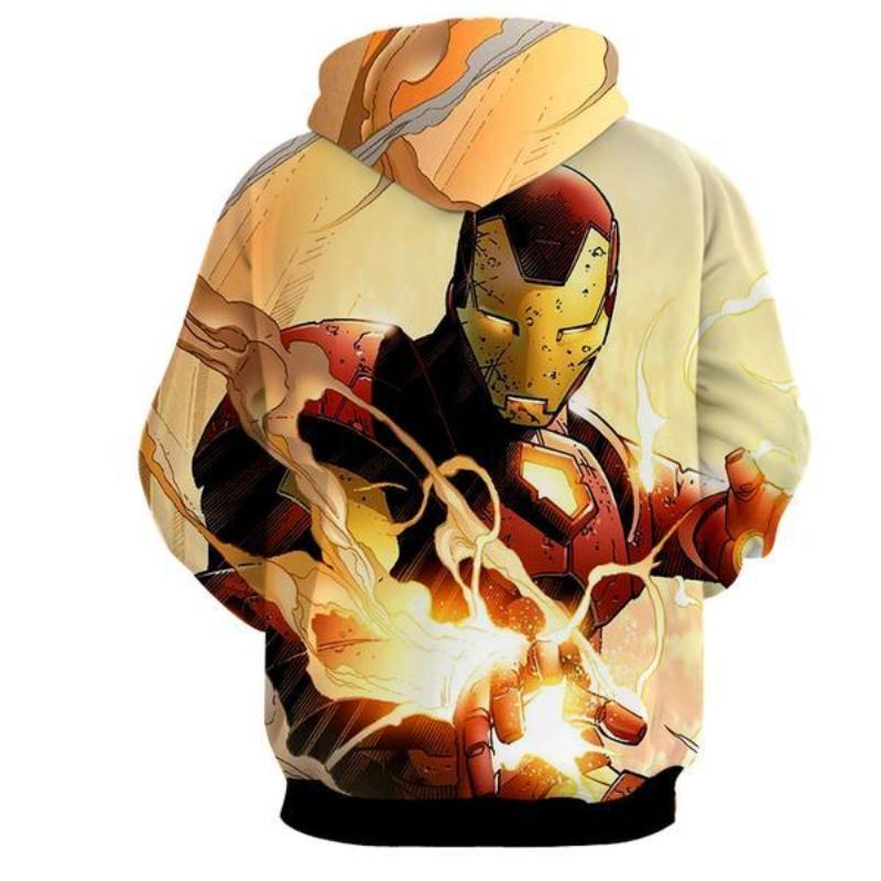 Iron Man No Mercy 3D Printed Iron Man Hoodie