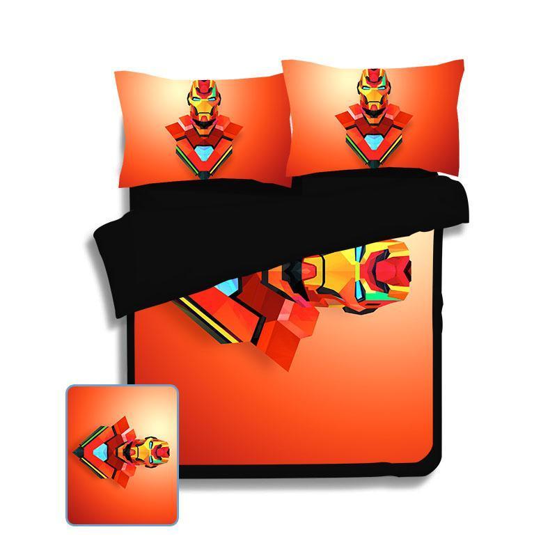 Iron Man Orange Iron Man Bedding