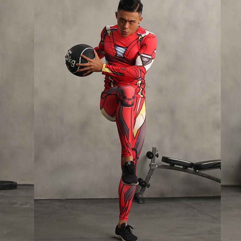 Iron Man Pants Original Elastic 3D Printed Iron Man Pant