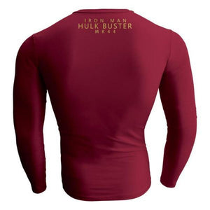 Iron Man Shirt Cool Red 3D Printed Iron man Long Sleeve Shirt