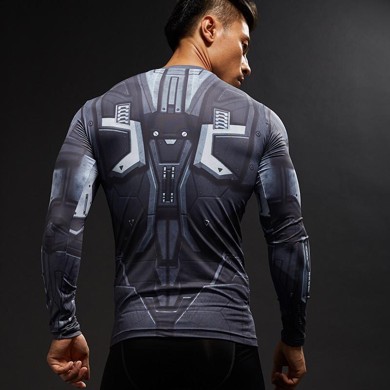 Iron Man Shirt Hero 3D Printed Iron man Long Sleeve Shirt