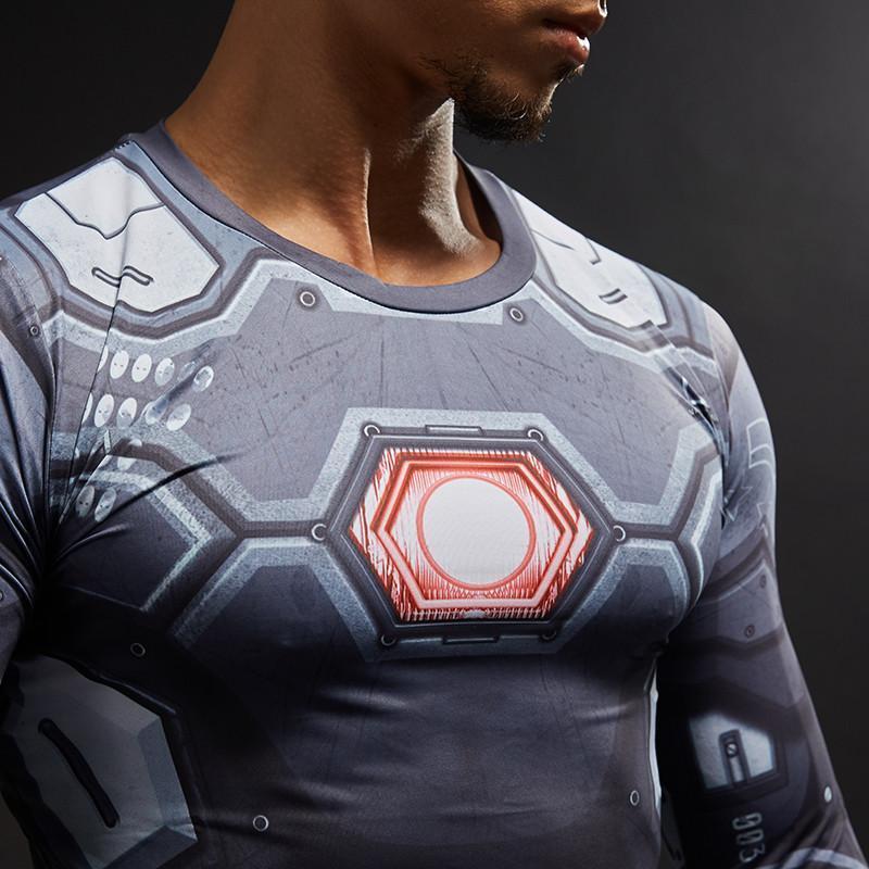 Iron Man Shirt Hero 3D Printed Iron man Long Sleeve Shirt