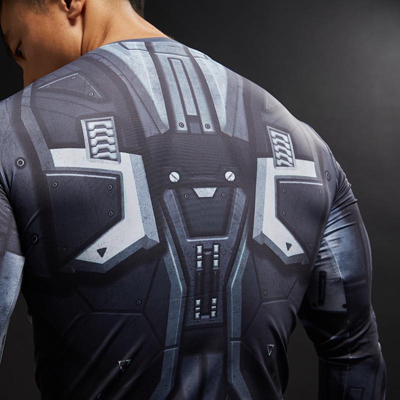 Iron Man Shirt Hero 3D Printed Iron man Long Sleeve Shirt