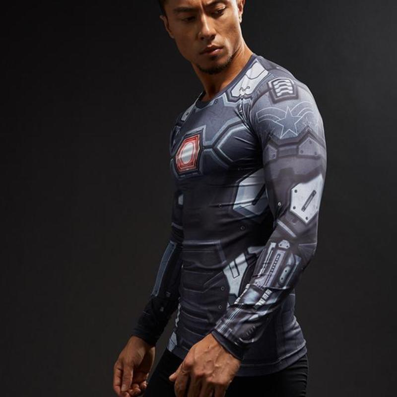 Iron Man Shirt Hero 3D Printed Iron man Long Sleeve Shirt