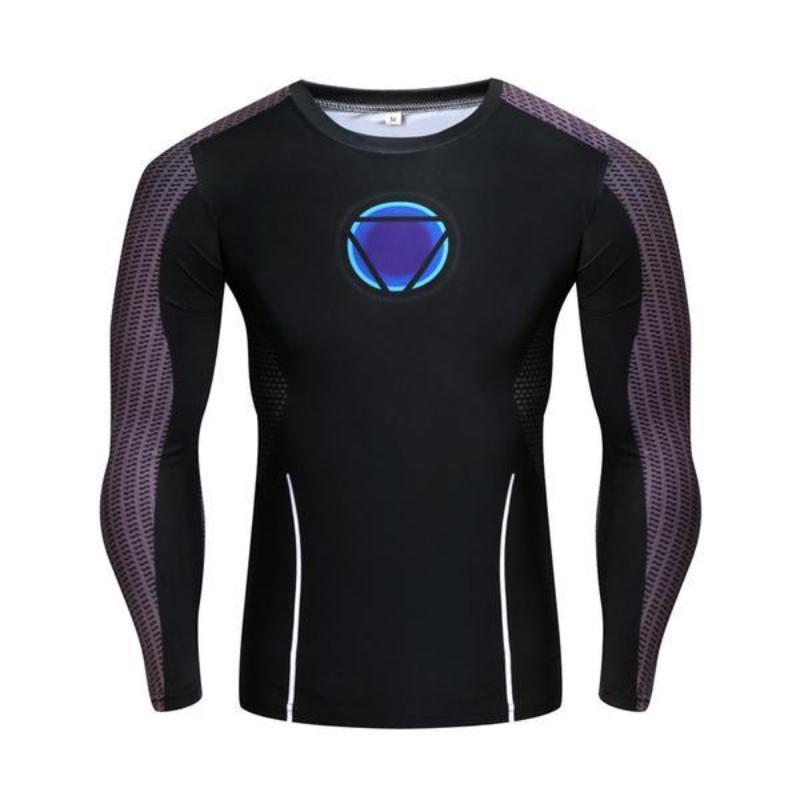 Iron Man Shirt Futuristic 3D Printed Iron man Long Sleeve Shirt