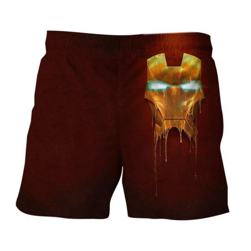Iron Man Shorts Bleed Goodness 3D Printed Iron Man Short