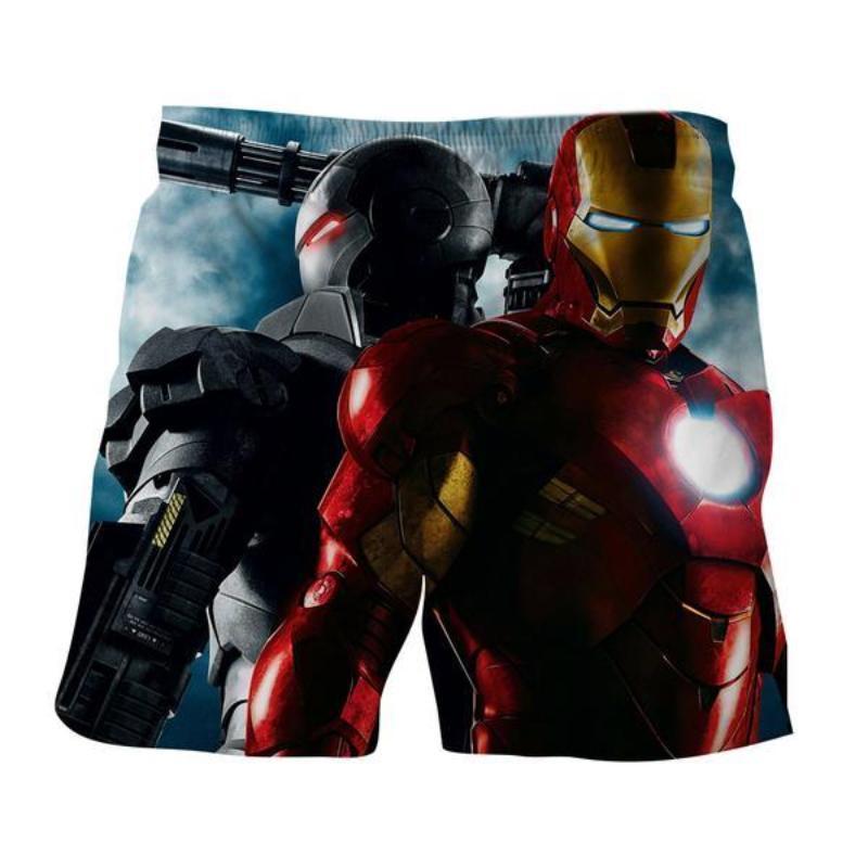 Iron Man Shorts United We Rise 3D Printed Iron Man Short