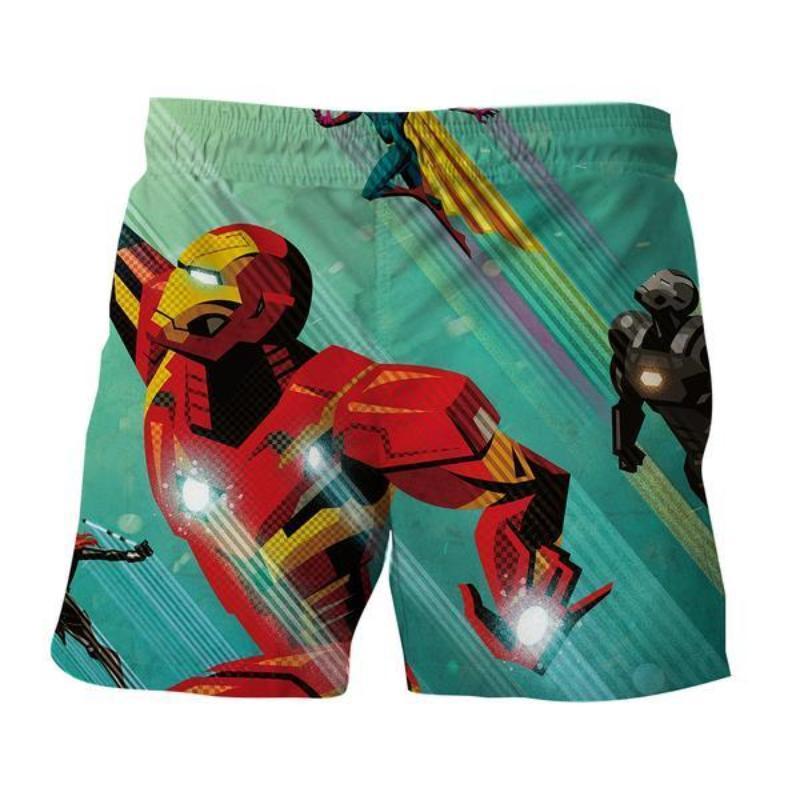 Iron Man Shorts Victory Is Ours 3D Printed Iron Man Short