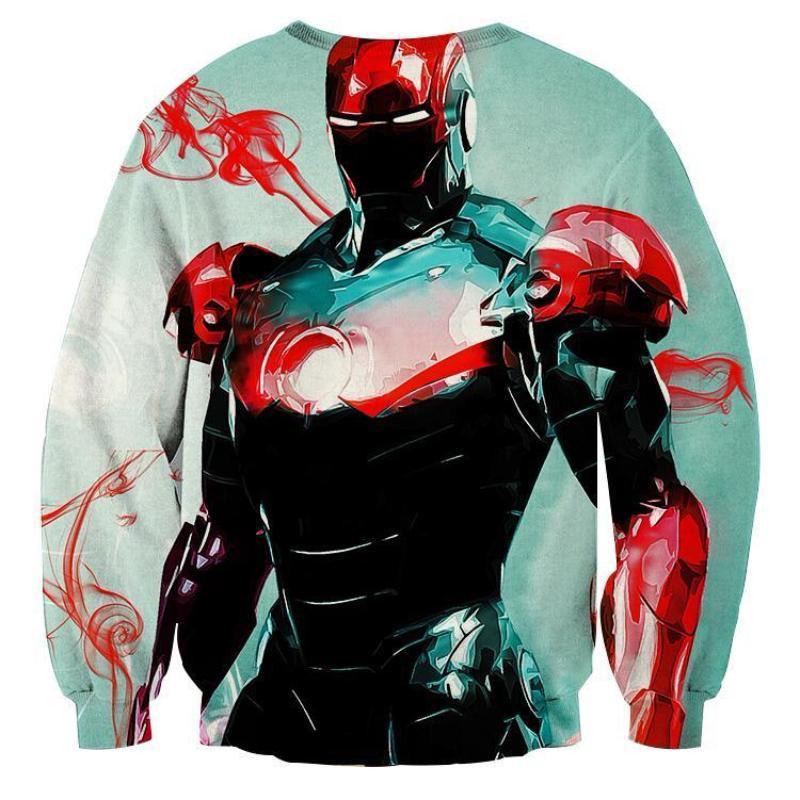 Iron Man Sweatshirt 3D Printed