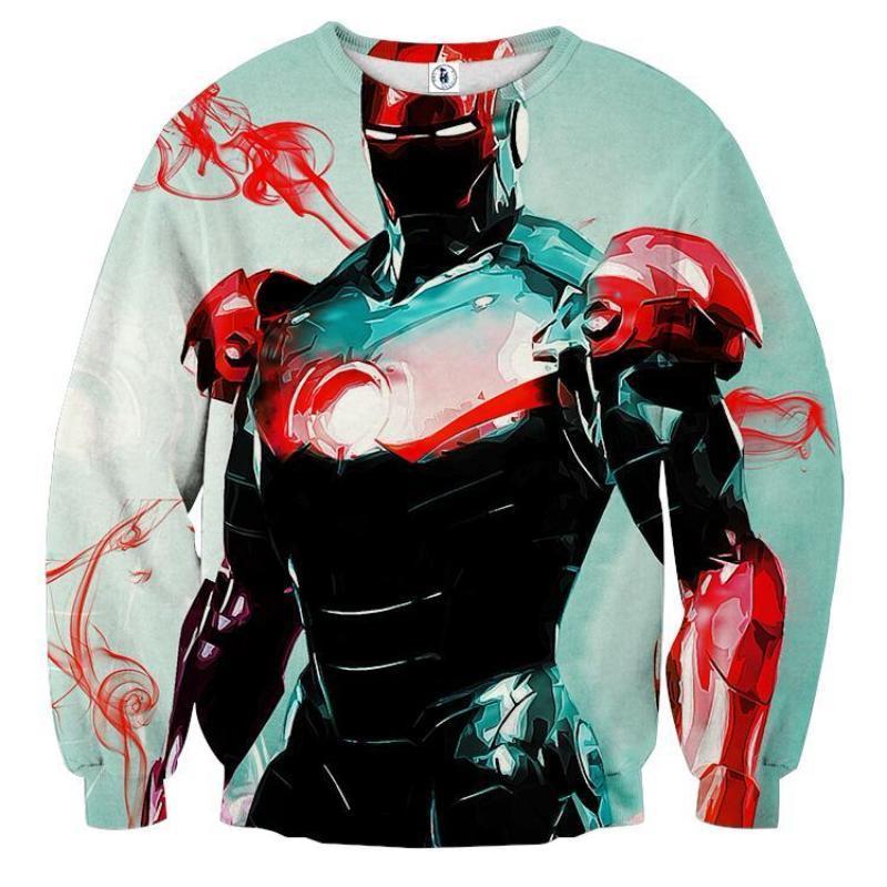 Iron Man Sweatshirt 3D Printed