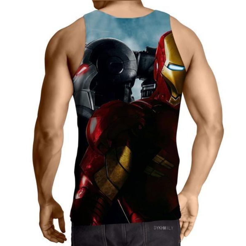 Iron Man United We Rise 3D Printed Iron Man Tank Top