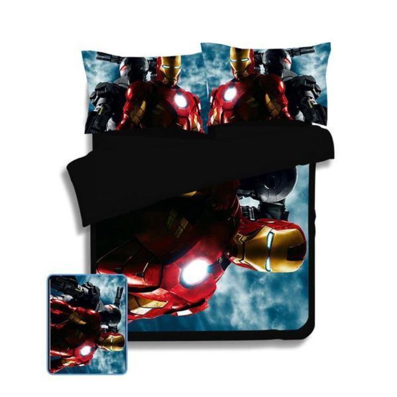 Iron Man United We Rise Iron Man Bed Set