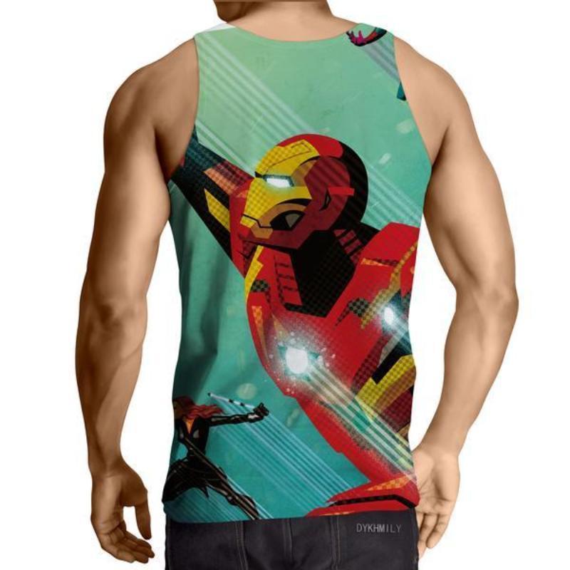 Iron Man Victory Is Ours 3D Printed Iron Man Tank Top