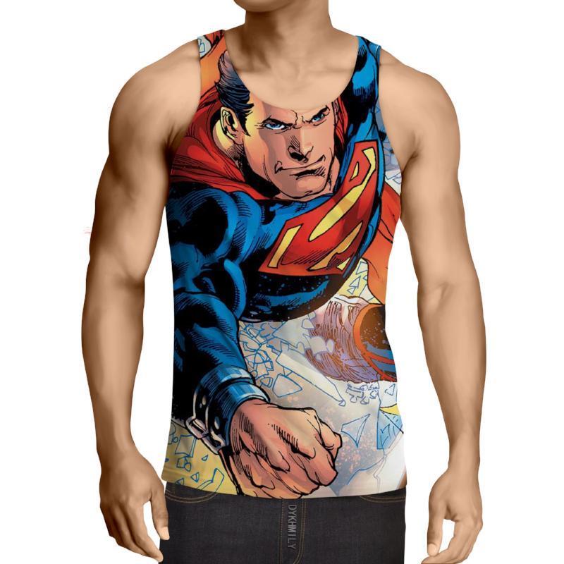 Justice League: 3D Printed Superman Tank Top