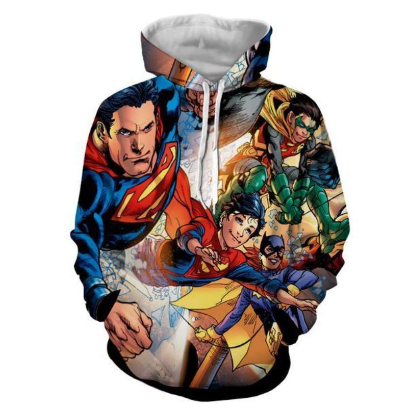 Justice League Super heroes 3D Printed Justice League Hoodie