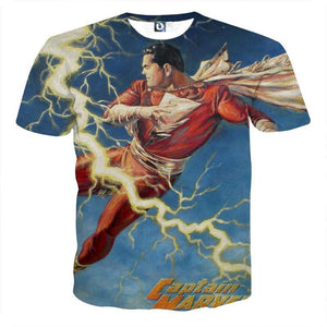 Kicking Shazam T Shirt