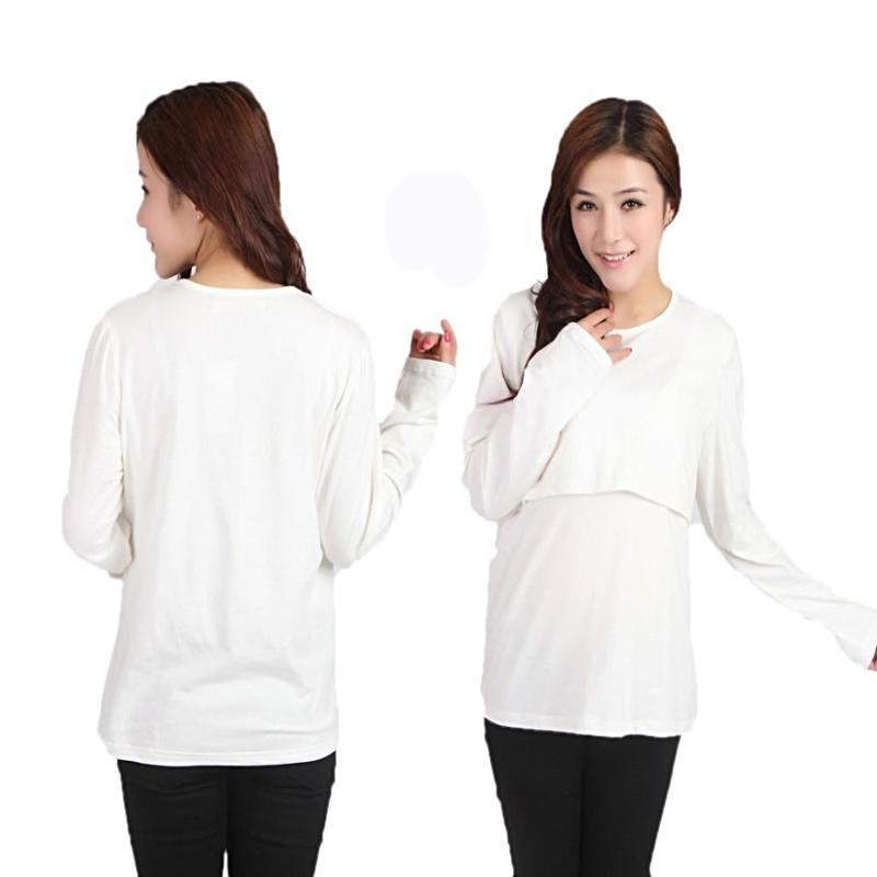 Long Sleeve Maternity/Nursing T-shirt