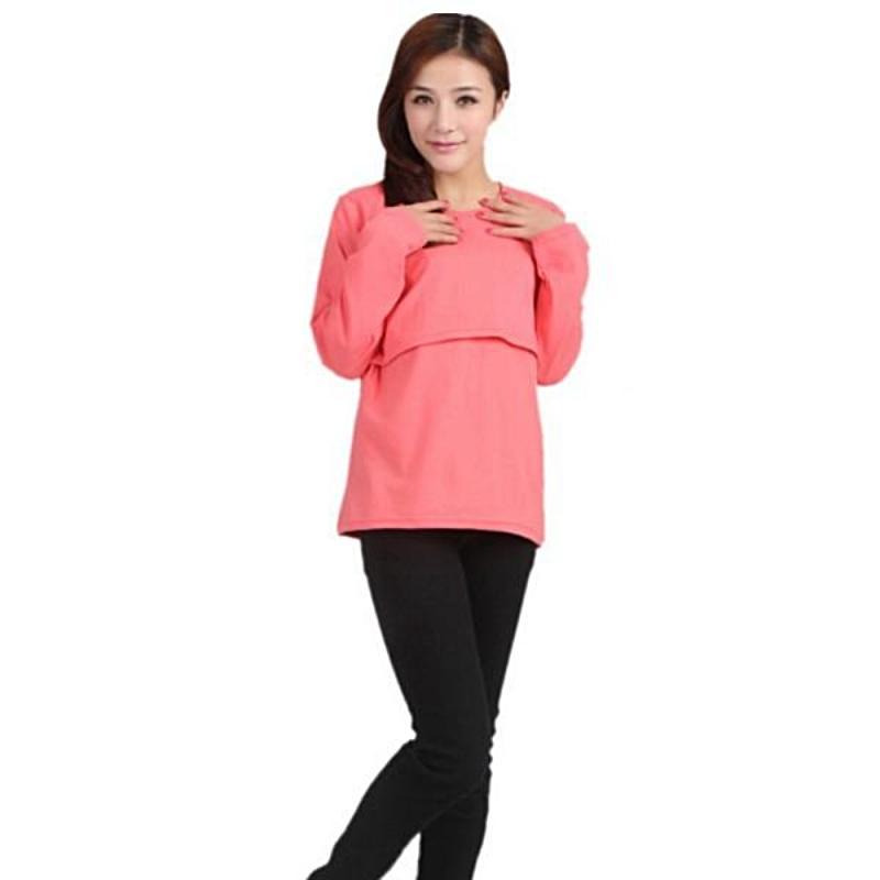 Long Sleeve Maternity/Nursing T-shirt