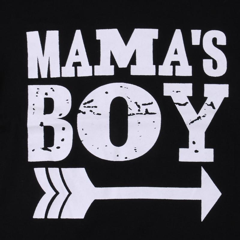 ‘Mama’s Boy’ Black T-shirt Baby Clothes