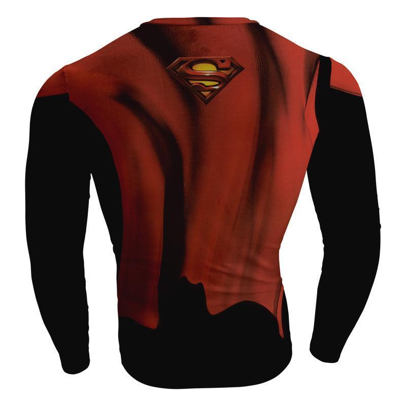 Man Of Steel Body 3D Printed Long Sleeve Shirt
